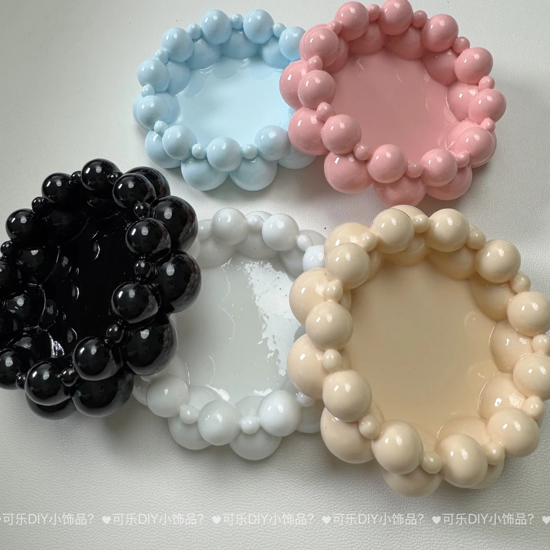 可乐定制树脂配件珠珠底托