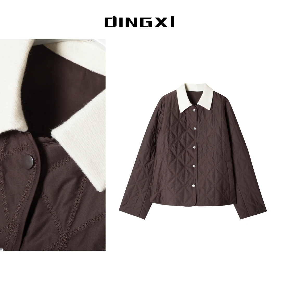 【风生高端甄选】 显瘦气质短款时尚休闲翻领设计师款短外套