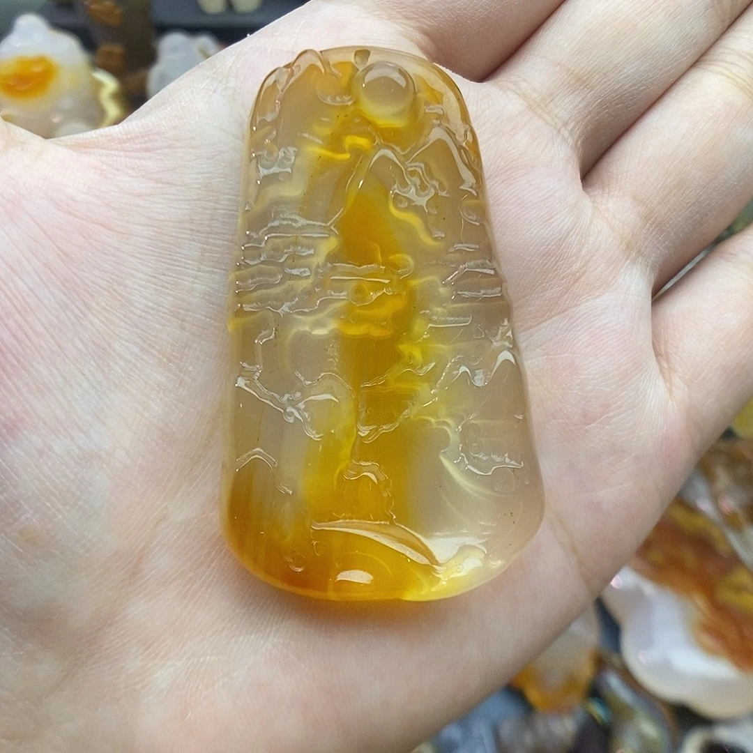 玛瑙/玉髓未镶嵌颈饰