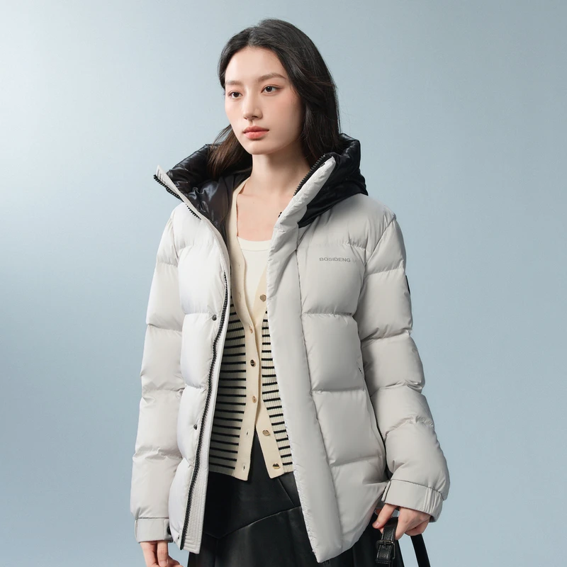波司登新款中长款时尚休闲百搭保暖外套显瘦简