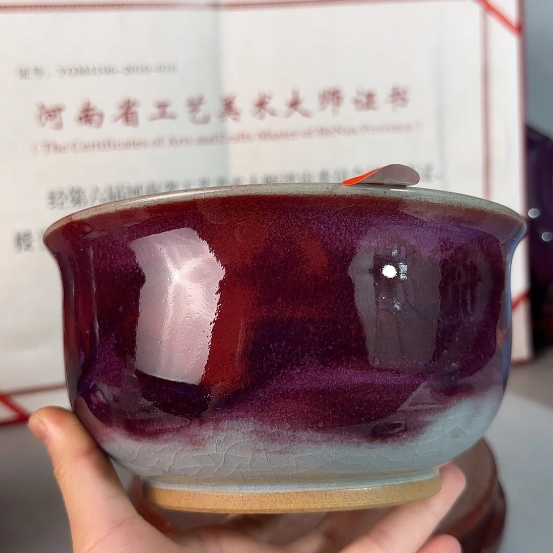 摆件郑家钧窑摆件