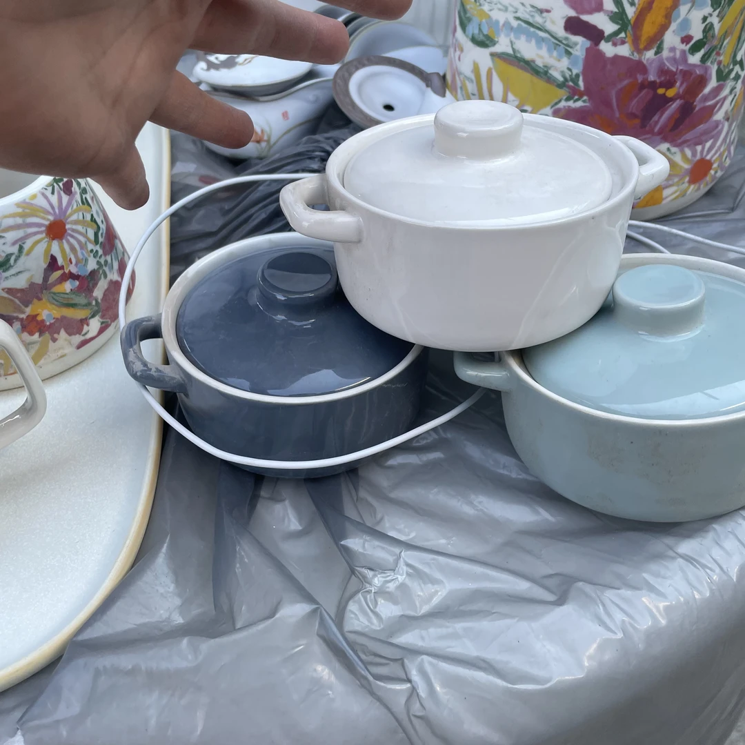 外贸尾单猪油罐子暇