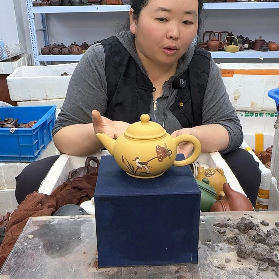 茶壶紫砂宜兴紫砂壶瑕疵处理