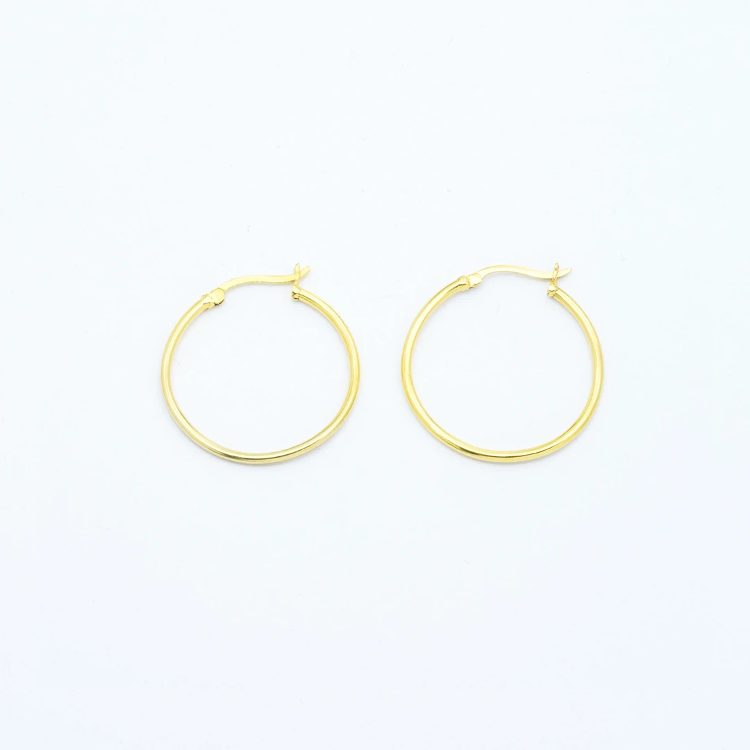 18k金万能耳圈  约23.2mm【QL07274】