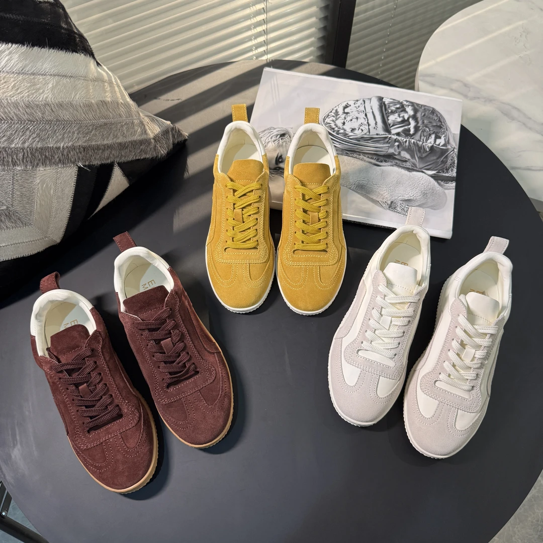 【老罗专属】EM2025休闲鞋平底德训鞋运动休闲鞋系带百搭E25AU018