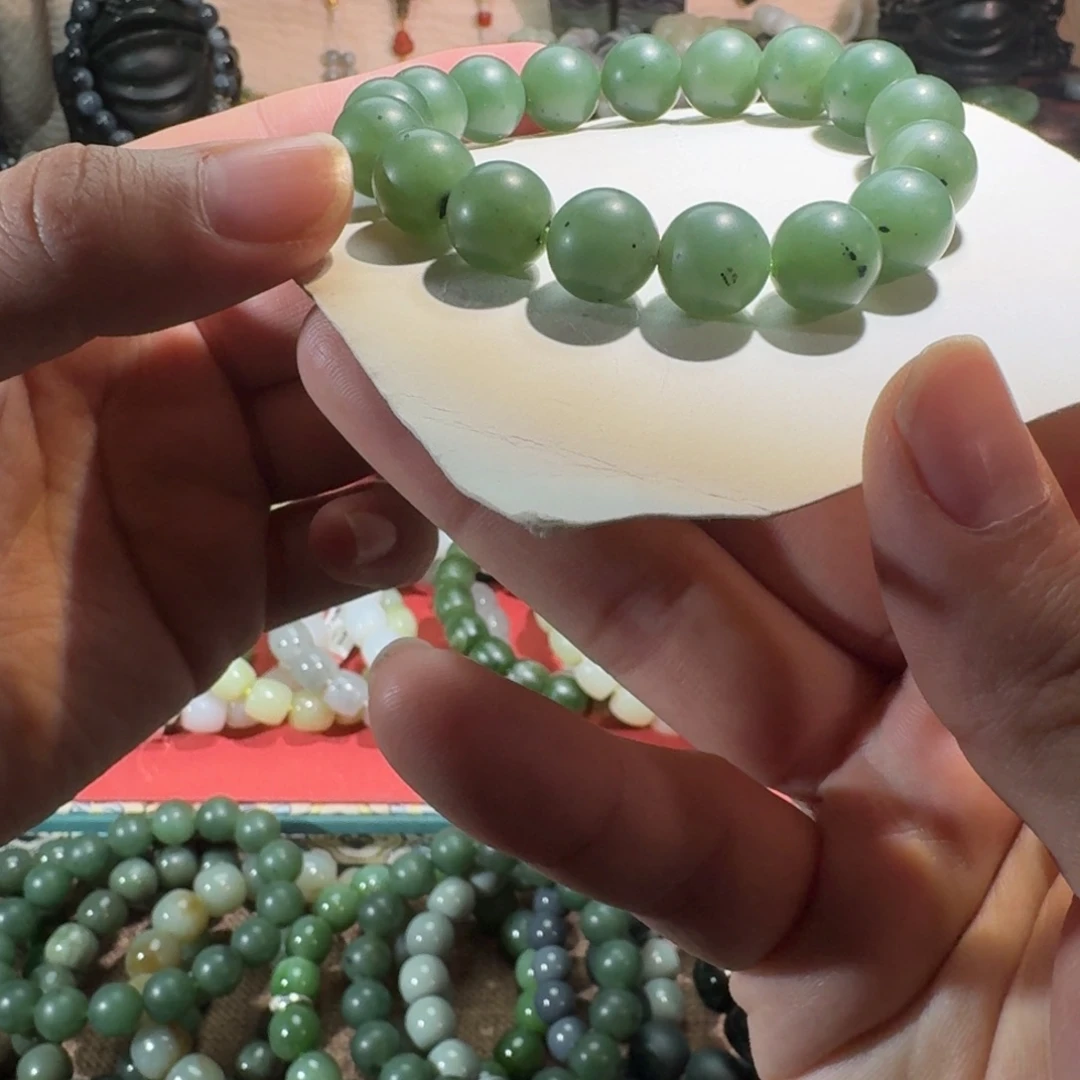 和田玉未镶嵌手链多样性拍一发一