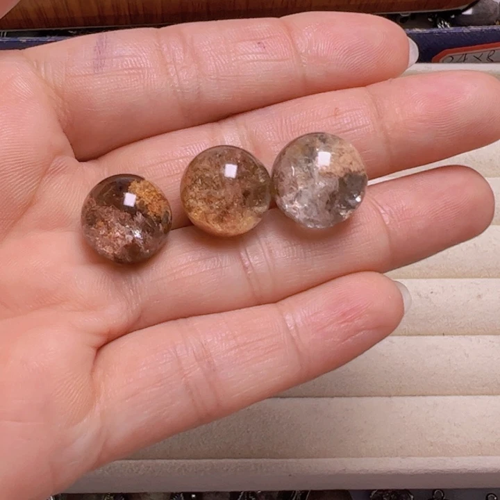 水晶手链银S800镀金镶嵌瑞