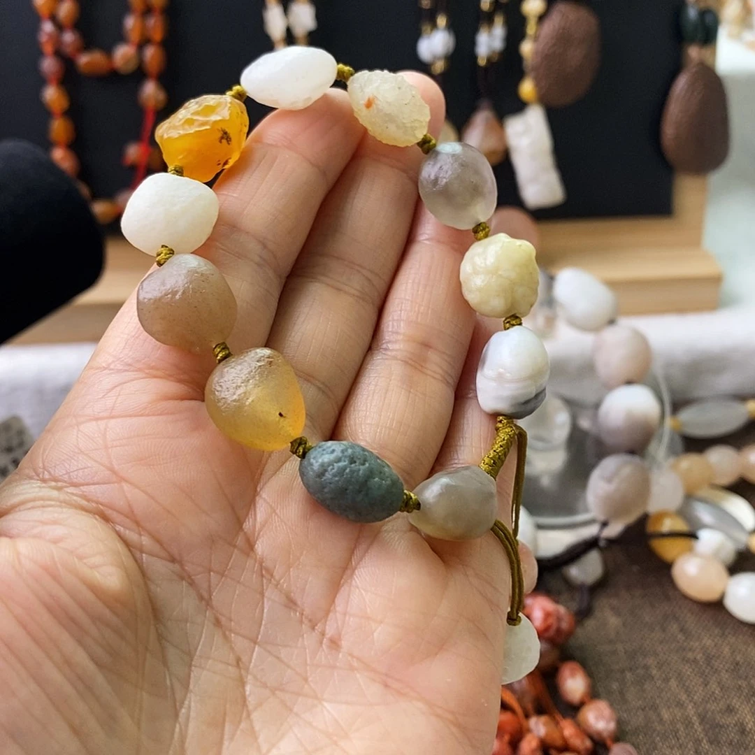 玛瑙/玉髓合金珠宝半成品