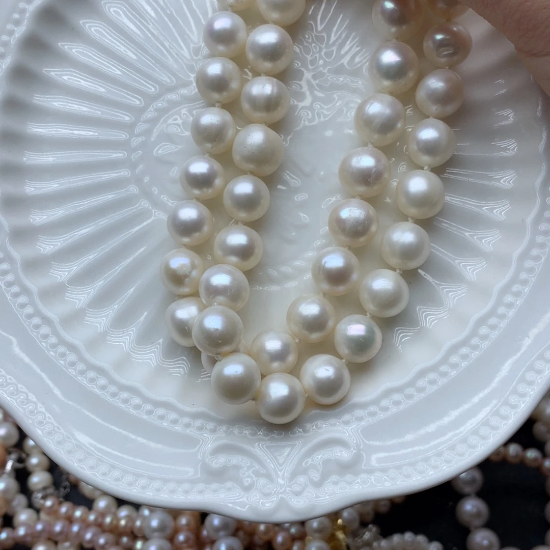 淡水珍珠10-11未镶嵌x30项链