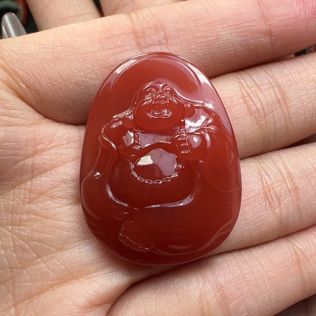 南红玛瑙未镶嵌吊坠