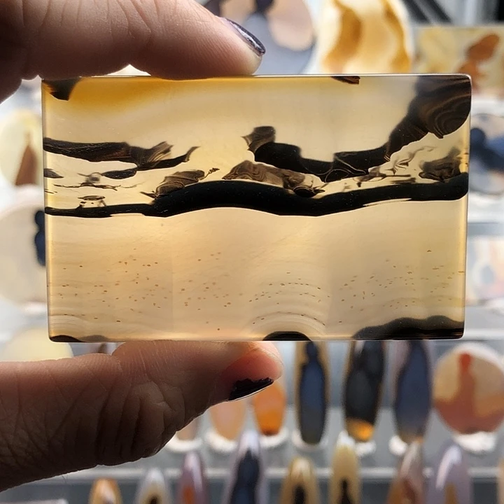 玛瑙/玉髓合金颈饰45