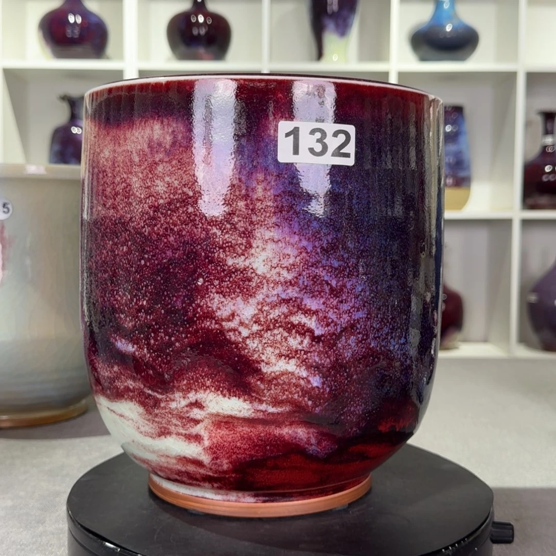 金***匠摆件微瑕钧窑摆件纯手工