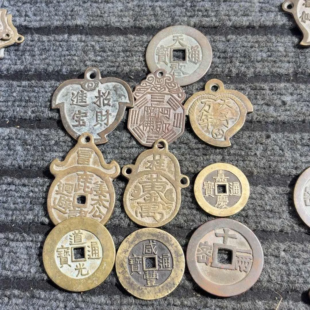 铜花钱翻砂铸造现代工艺品