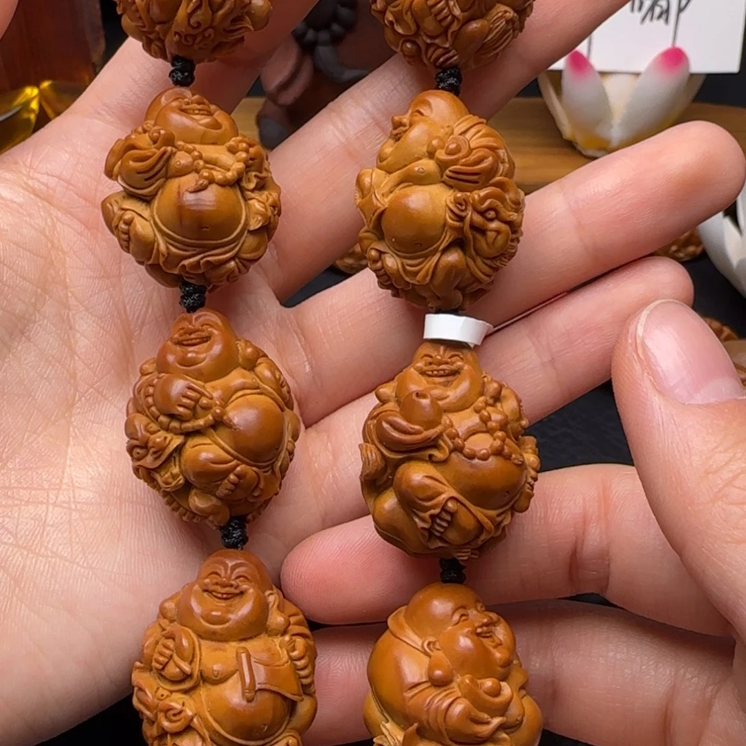 手串/手链橄榄核骑兽弥勒