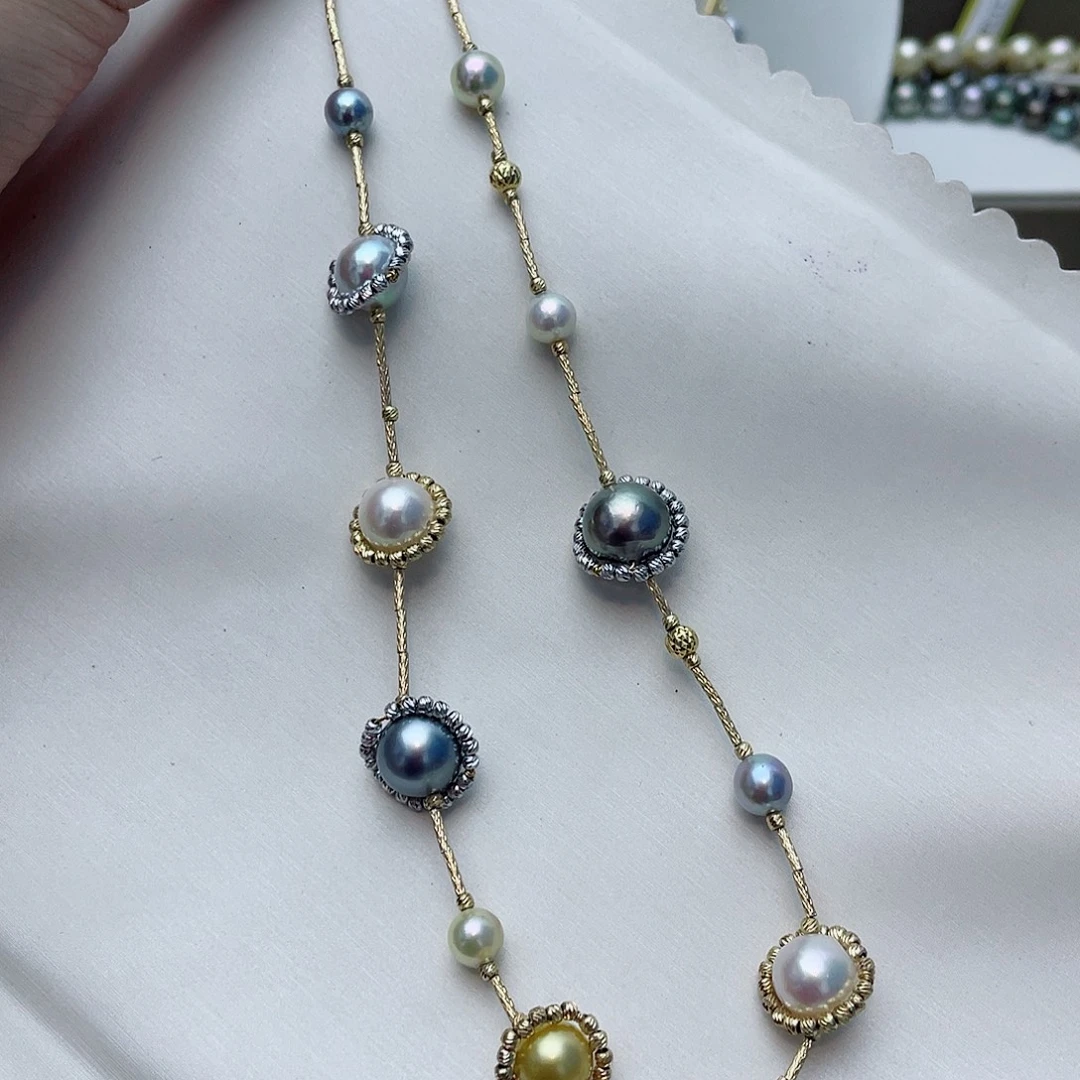 颈饰未镶嵌海水珍珠w13