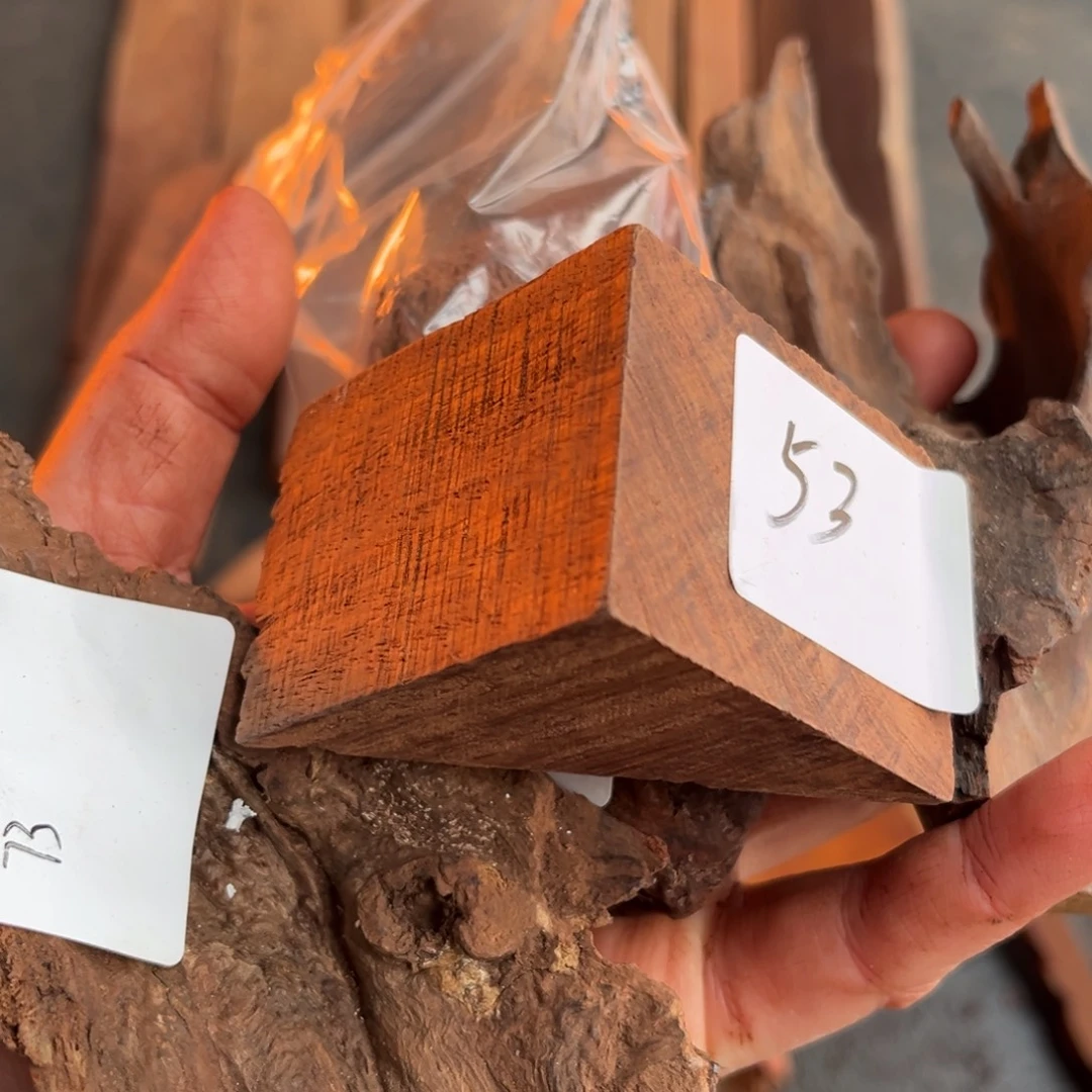 黄***牛黄花梨降香黄檀木料5块