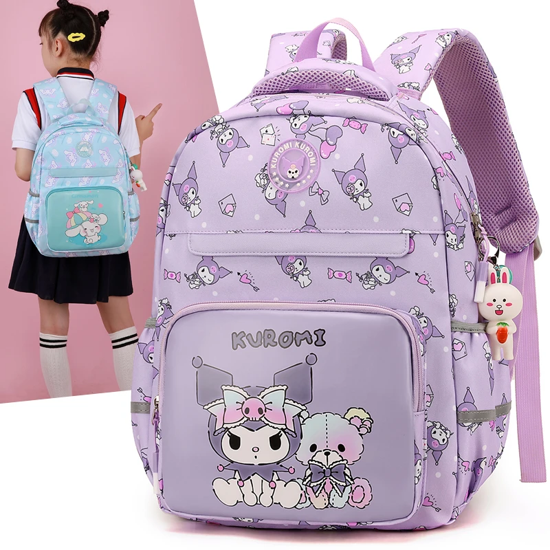 梓文儿童书包小学生男童减负护脊一到六年级女生轻便大容量双肩包