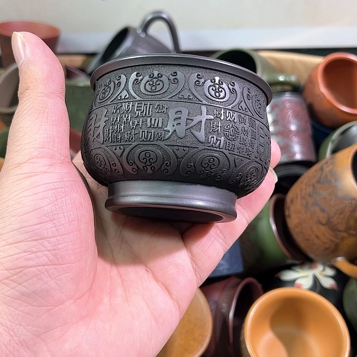茶杯紫砂全手工紫砂主人杯