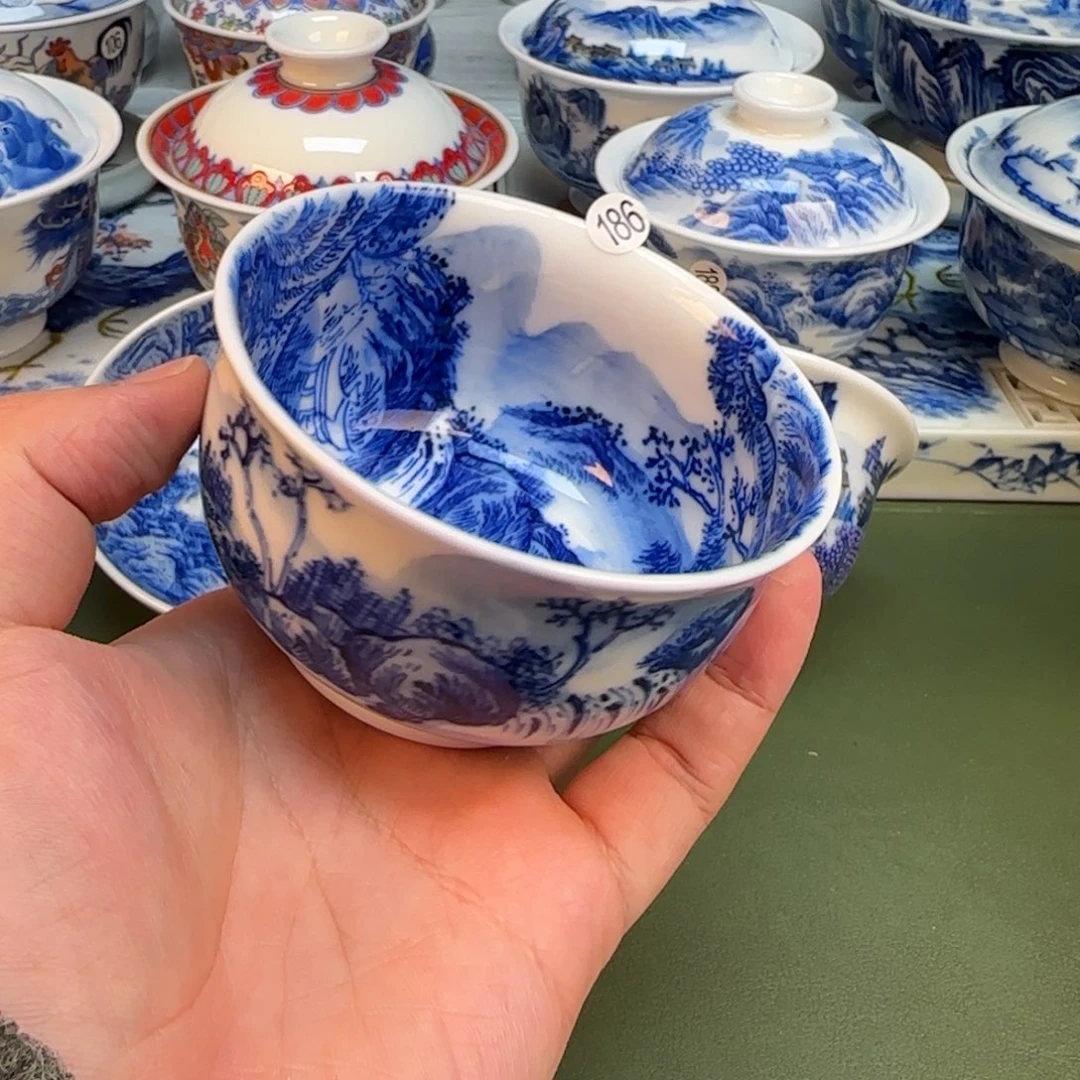 彦祖纯手工手绘茶具186