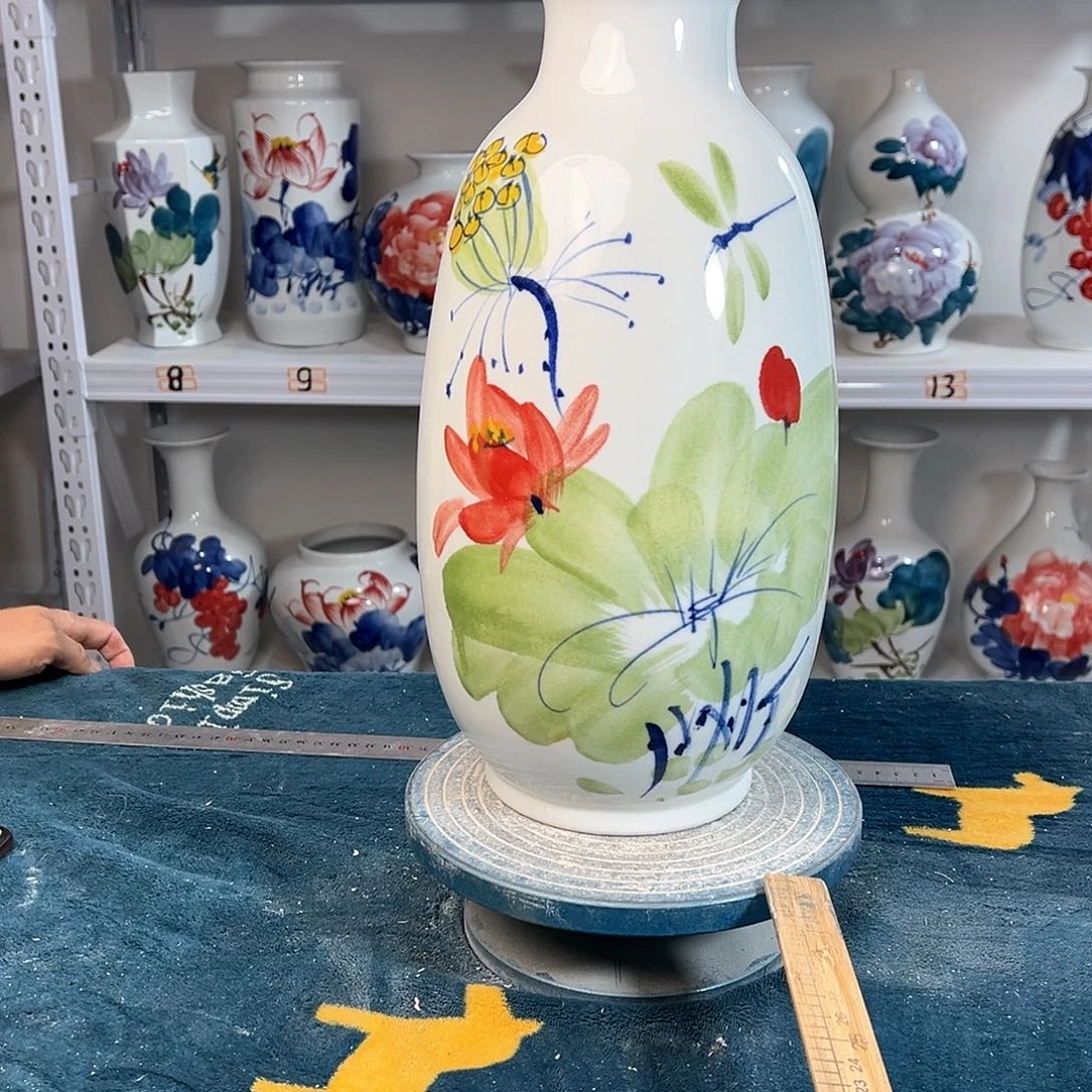 摆件景德镇陶瓷冬青听