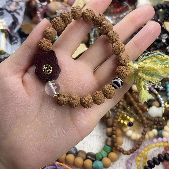 吊坠凤眼菩提饼干熊