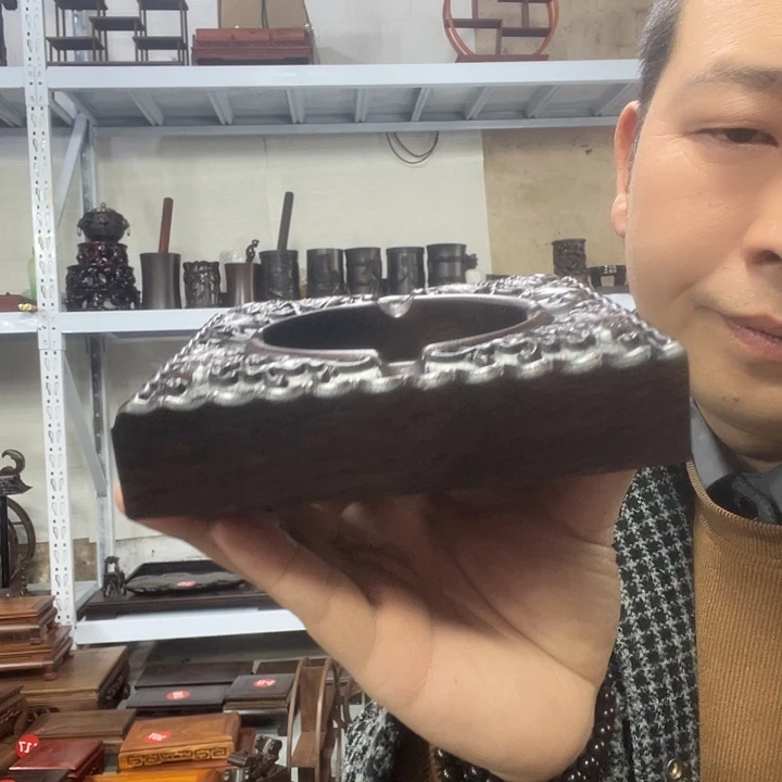 香榧木红木底座工艺品