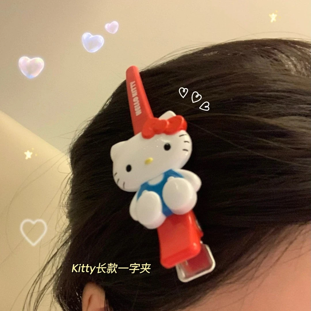 三丽鸥hellowkitty夹子发夹发卡发饰侧边夹库洛米美乐蒂玉桂狗