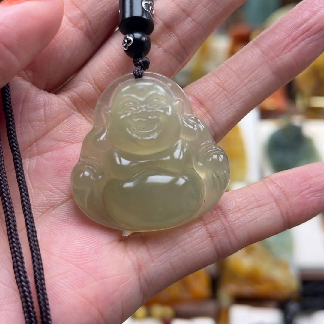 岫玉未镶嵌挂件挂件