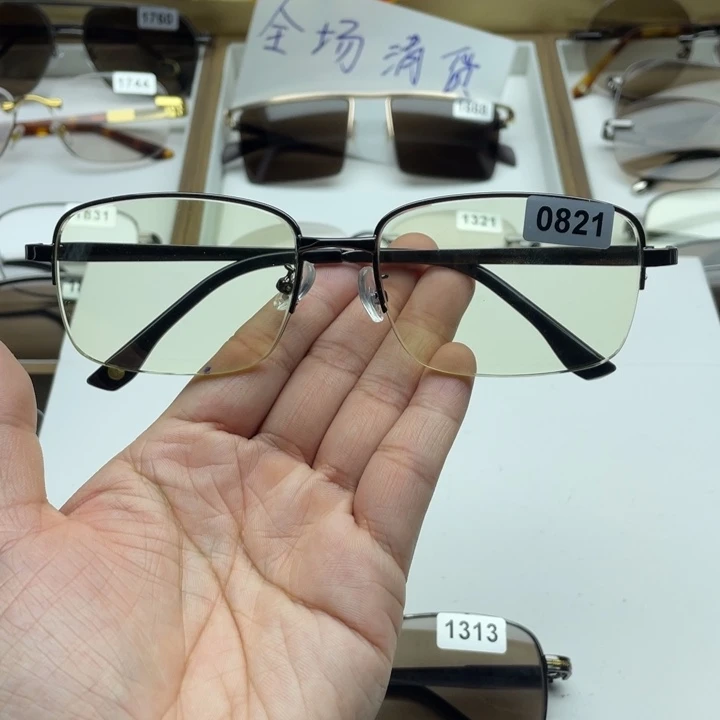 竹叶青半框眼镜 0821