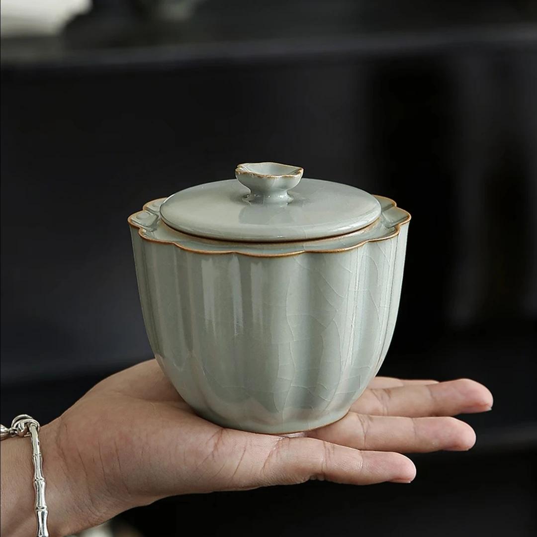 @@金闲茶器通用链接 LW037-云墩茶叶罐【礼盒】