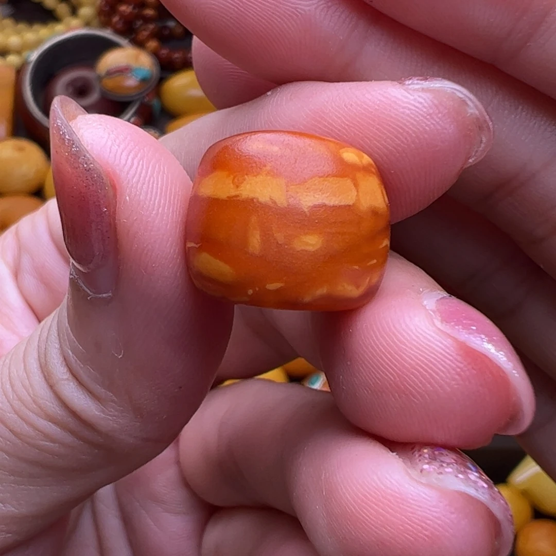 未镶嵌琥珀裸石17加