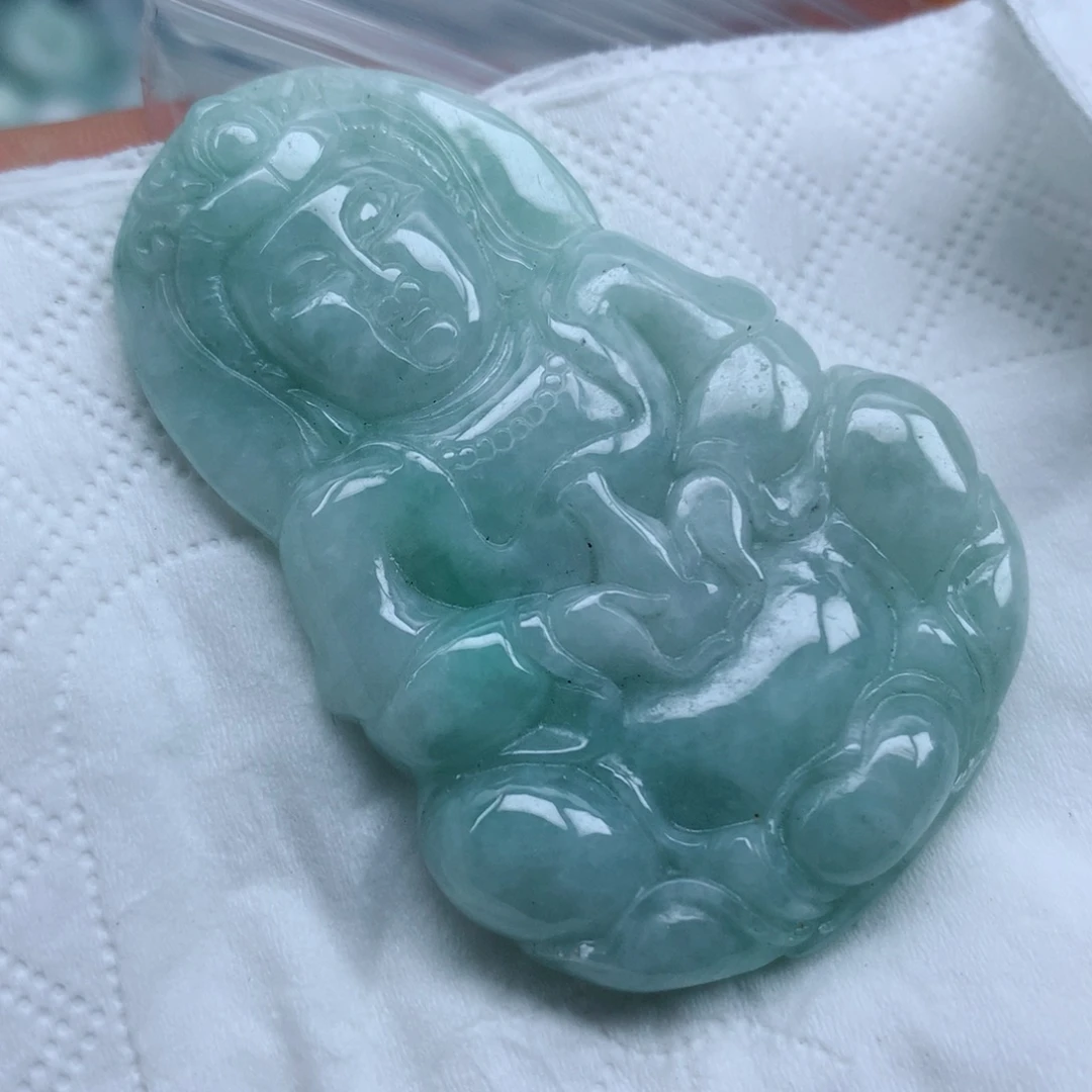 翡翠未镶嵌项链翡翠珠