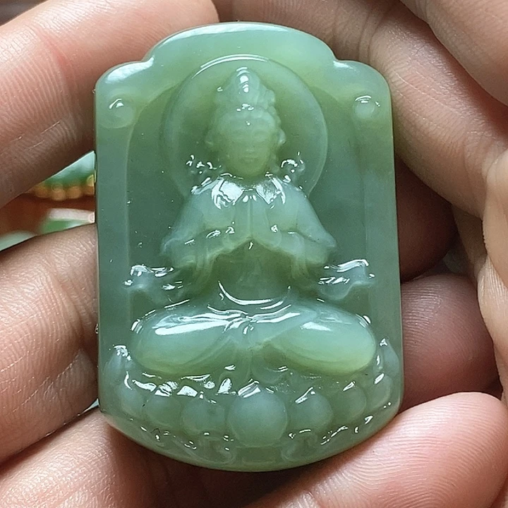 和田玉（碧玉）挂件未镶嵌