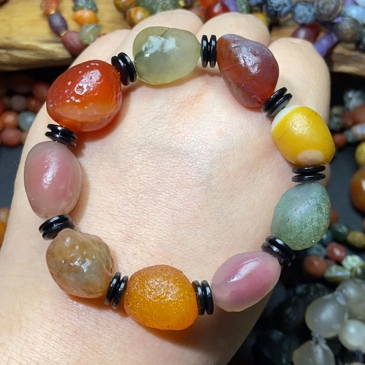 玛瑙/玉髓合金手链