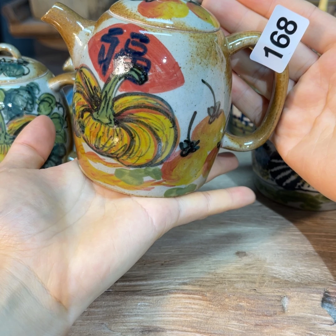 贝***喔壶素浅陶瓷手工手绘