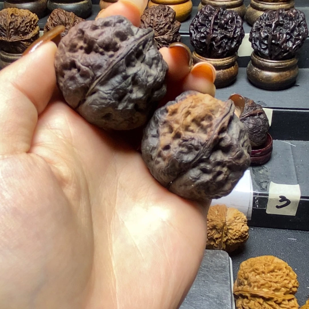 吊坠文玩核桃毒王38