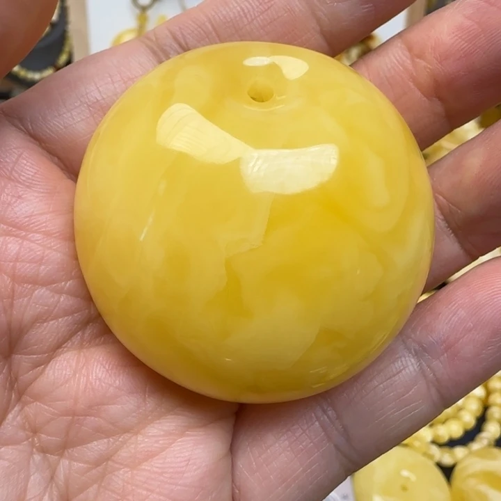 蜜蜡未镶嵌颈饰天然蜜蜡