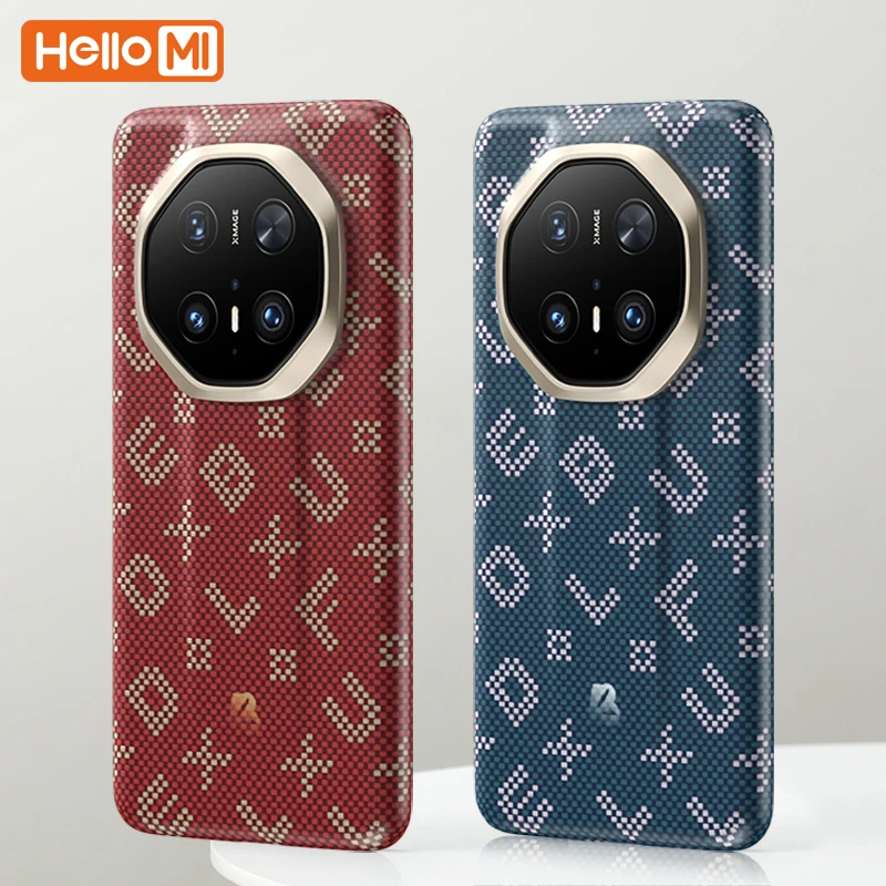 适用华为Mate70RS手机壳70RS非凡大师字母超薄凯夫拉纹理全包防摔