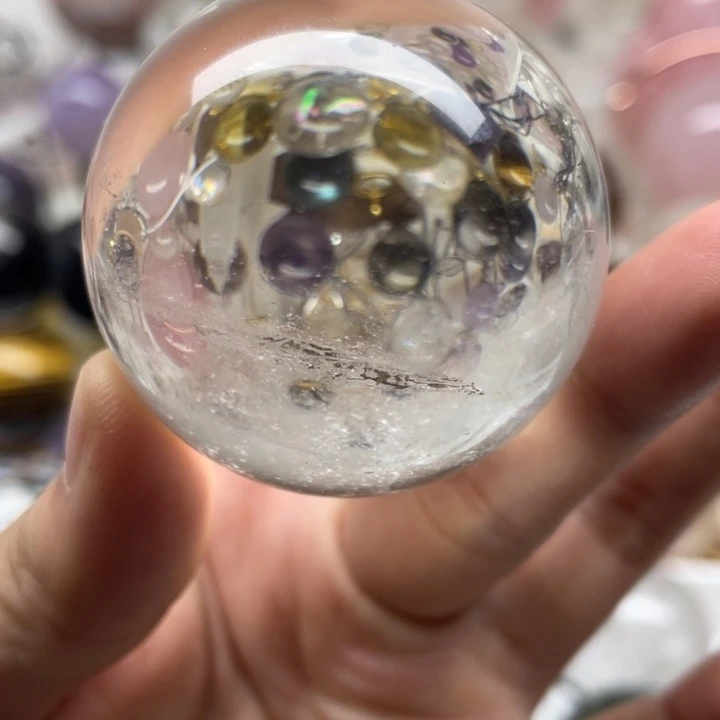 水晶未镶嵌珠宝半成品