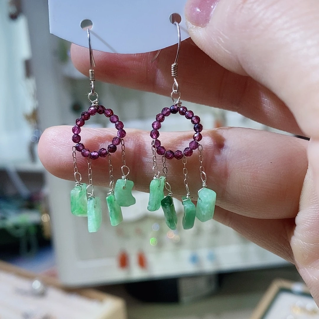 淡水珍珠耳饰银S925镶嵌