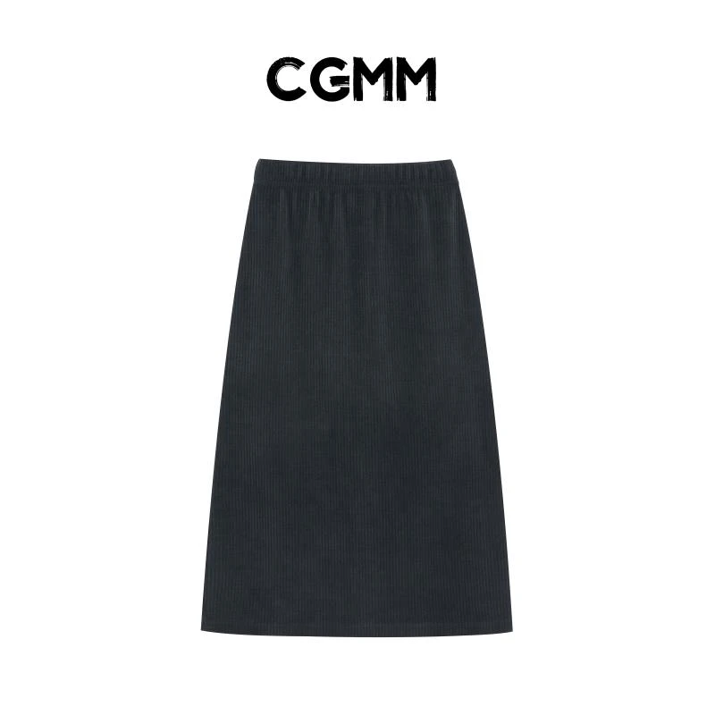 厚款灯芯绒半身裙