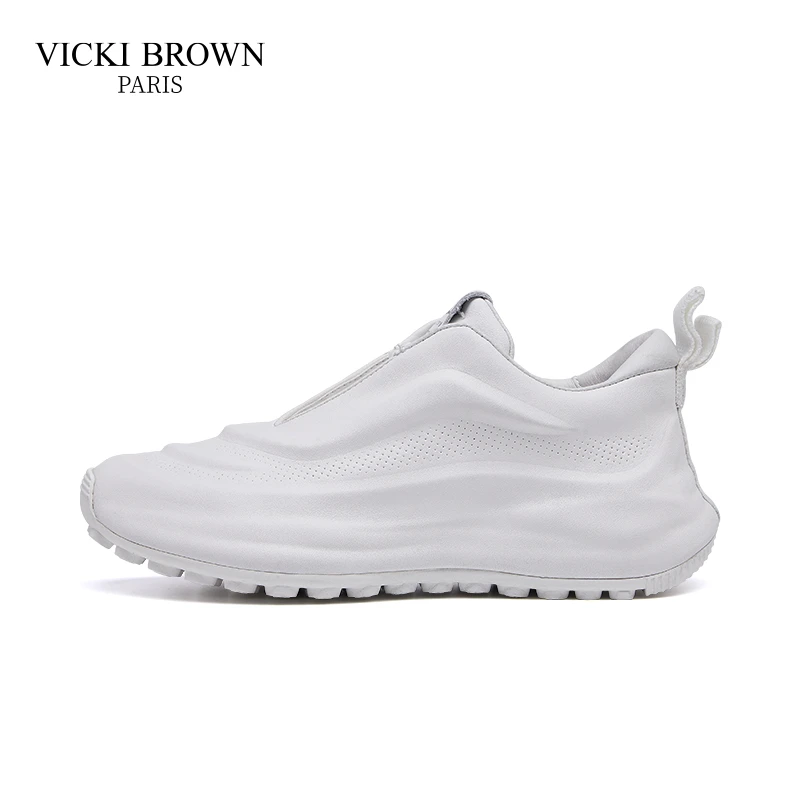 VICKI BROWN秋冬男士户外防滑耐磨低帮潮鞋时尚百搭舒适休闲男鞋