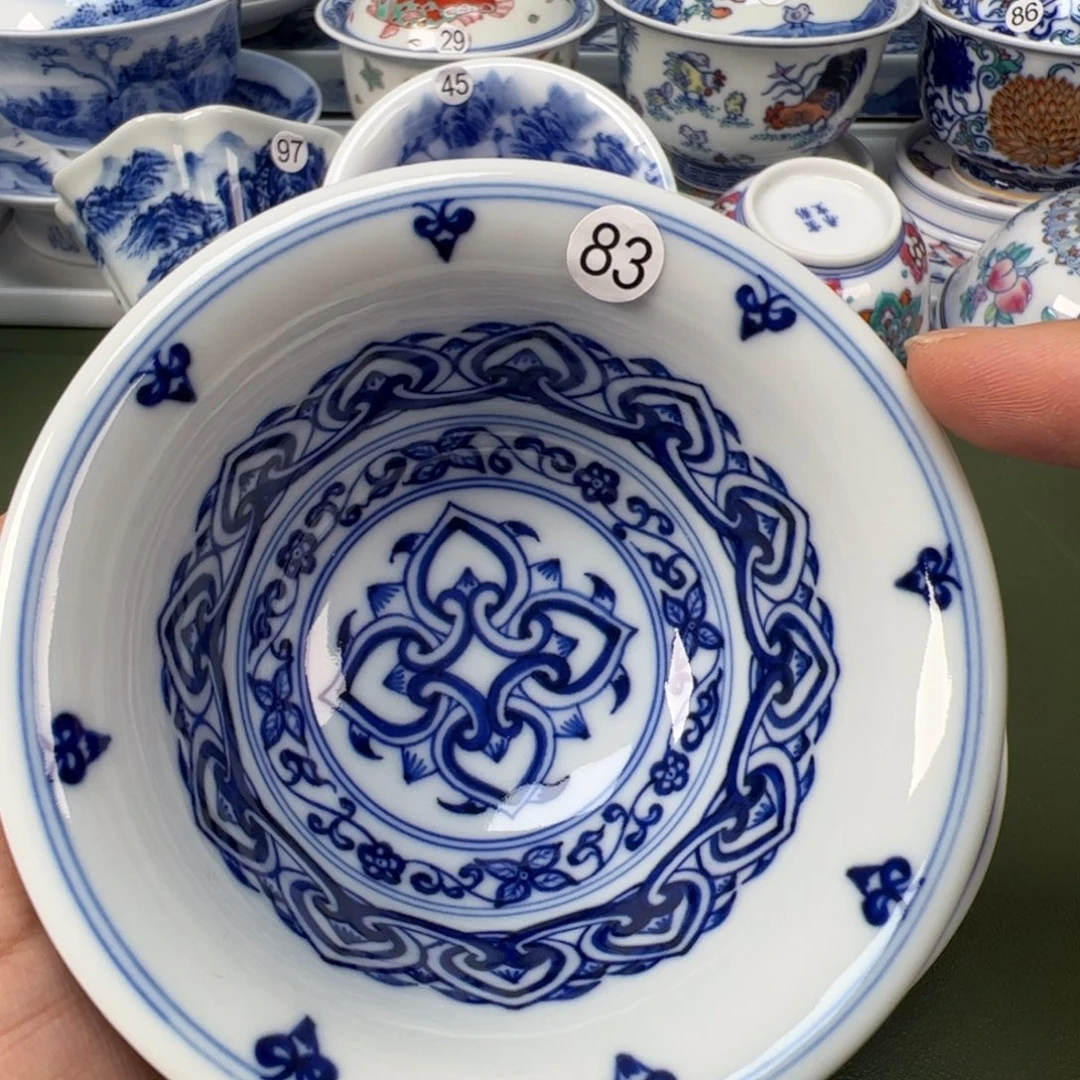 陶瓷景德镇纯手工纯手绘茶具木木83