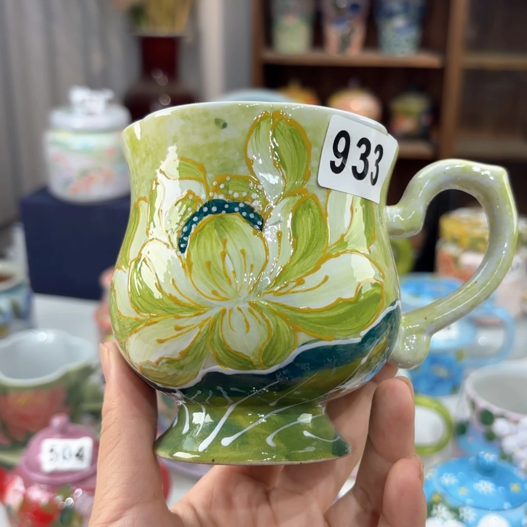 景德镇手绘高温釉下彩陶瓷茶具
