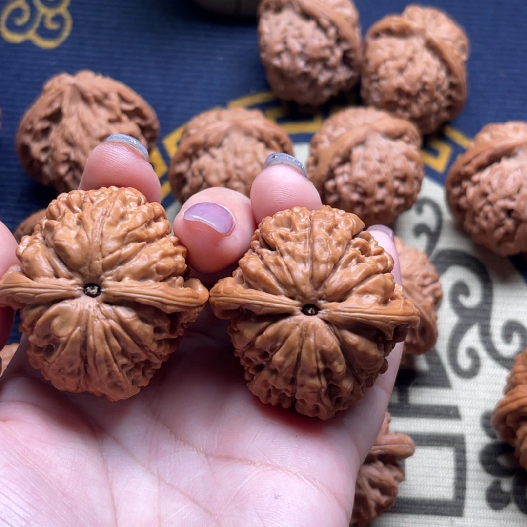 核桃高端文玩莲花41