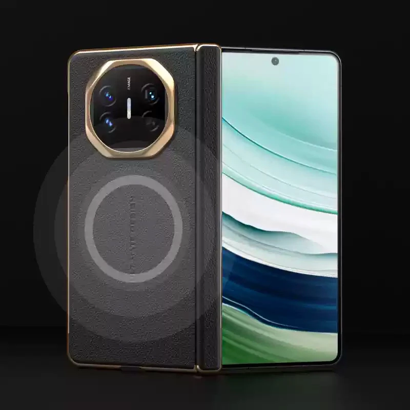 适用华为Pura80Pro手机壳Pura80ultra保护套P80新款真皮