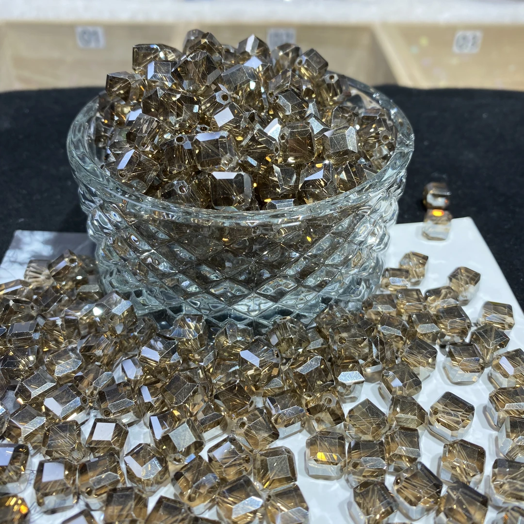 稀土-斜孔方糖-DIY手工琉璃