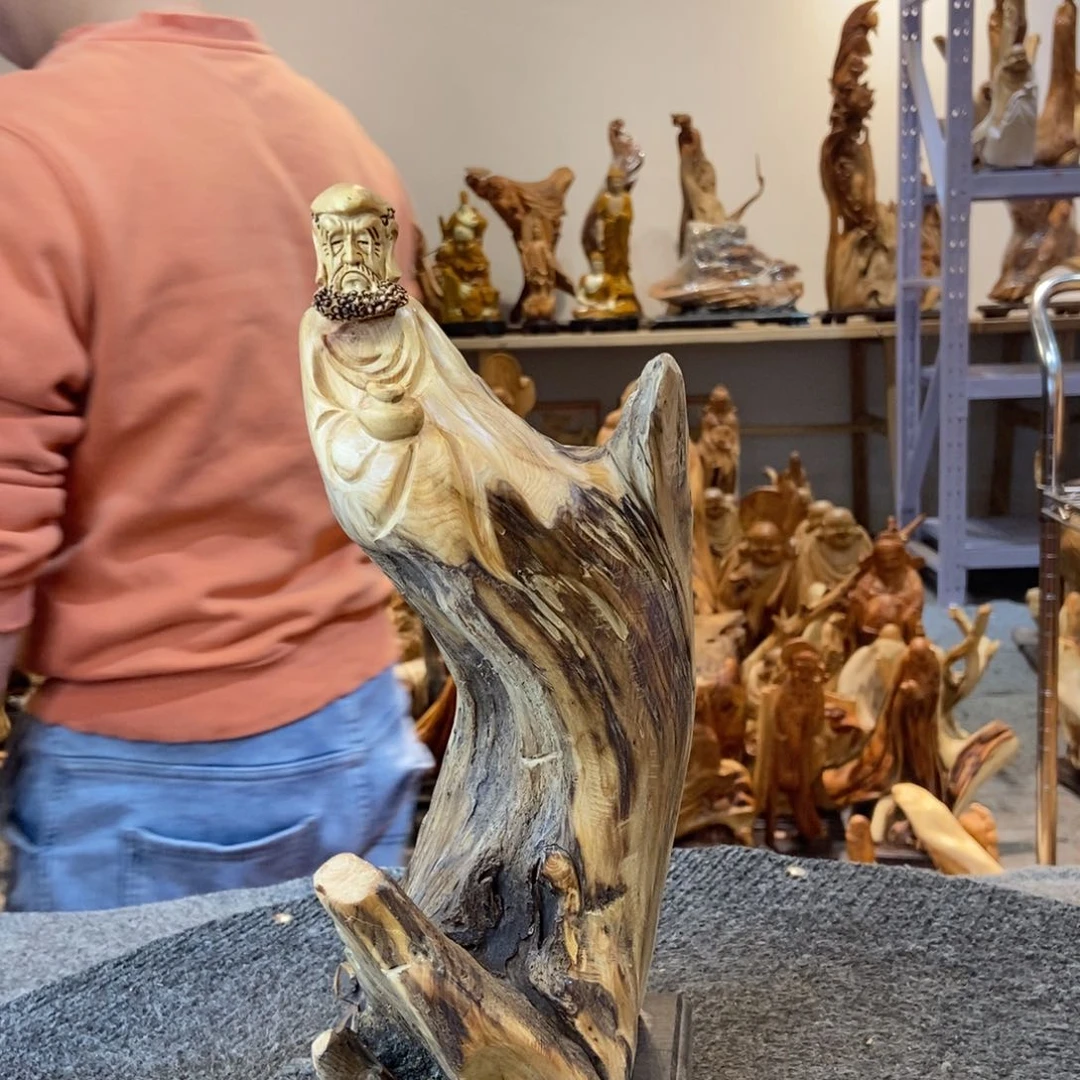 柏木（崖柏）太行崖柏根雕摆件