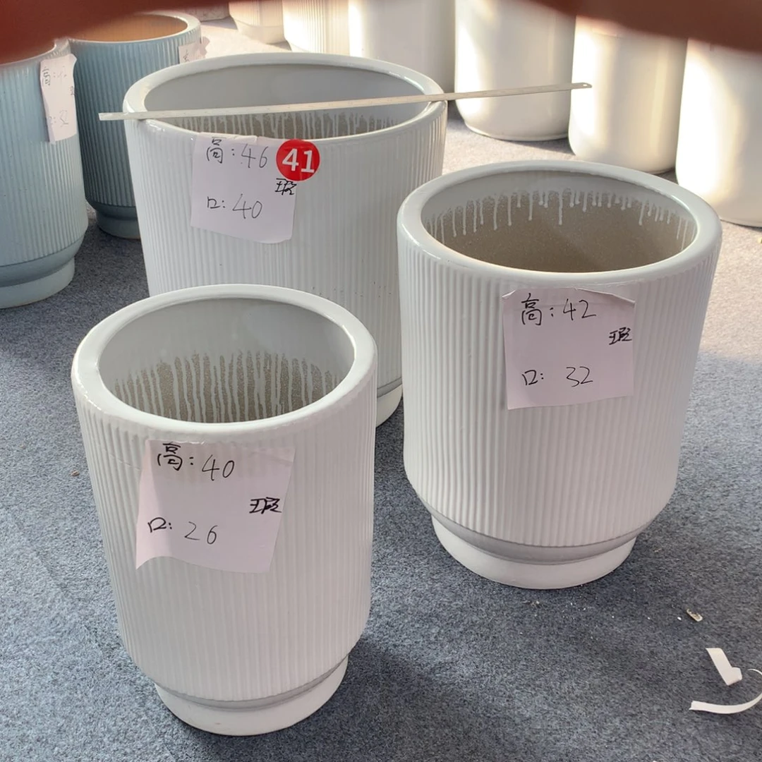 高温陶瓷花盆微瑕