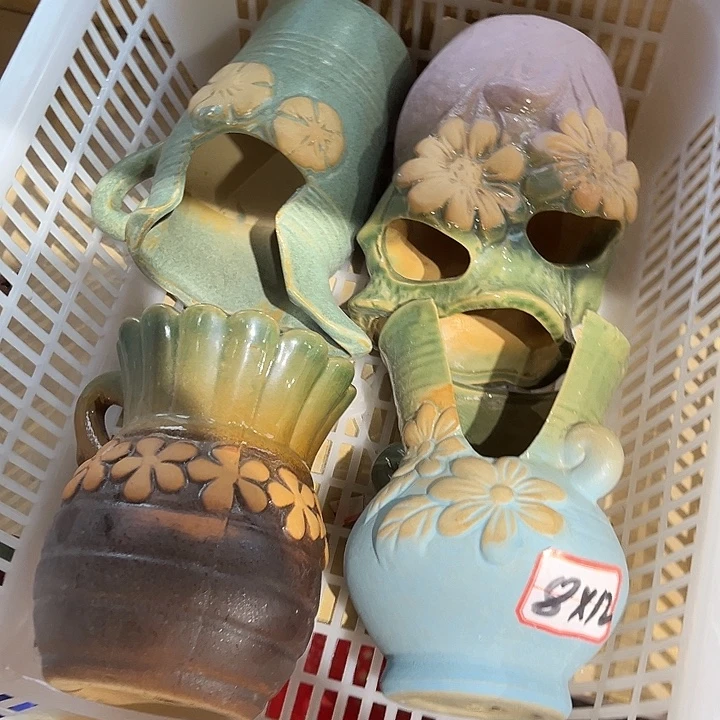 瑕疵粗陶花盆瑕疵